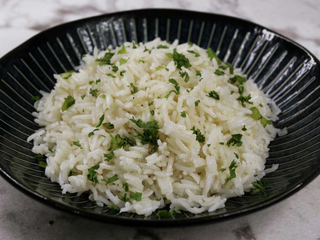 White rice, Mexican-style (arroz blanco)
