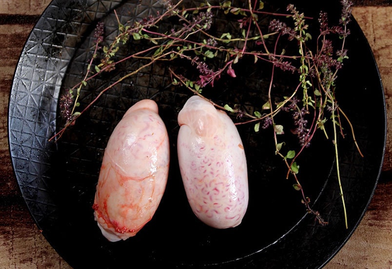 Bull's testicles