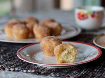 Cinnamon Sugar Breakfast Muffins and Coffee