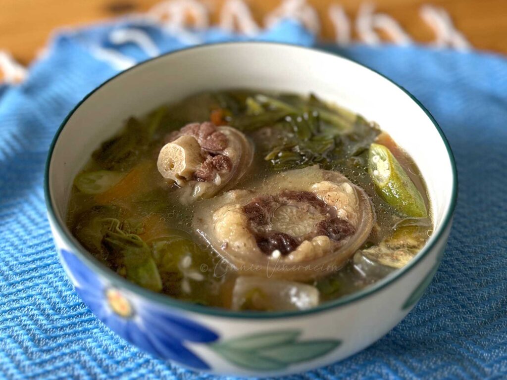 Slow cooker oxtail sinigang
