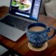Macbook Pro and coffee