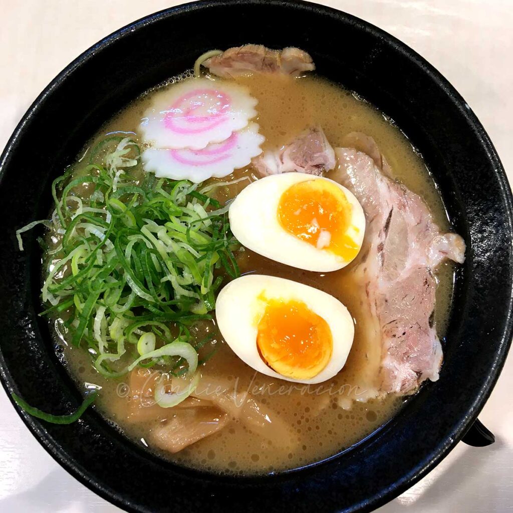 Tonkotsu ramen in Osaka