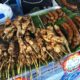 Sate stall in Chiang Mai