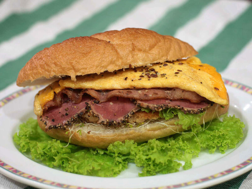 Meat lover’s sandwich
