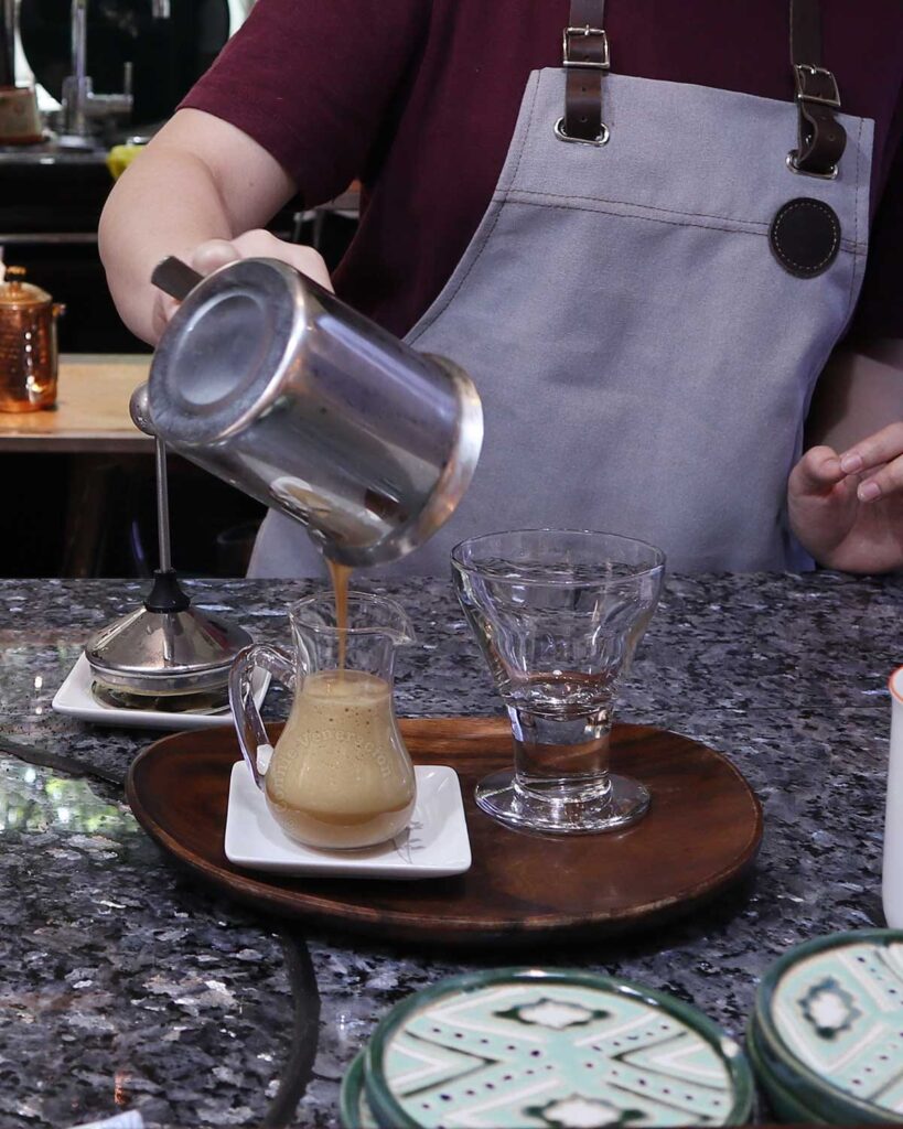 Coffee class at The Yellow Chair Cafe, Ho Chi Minh City
