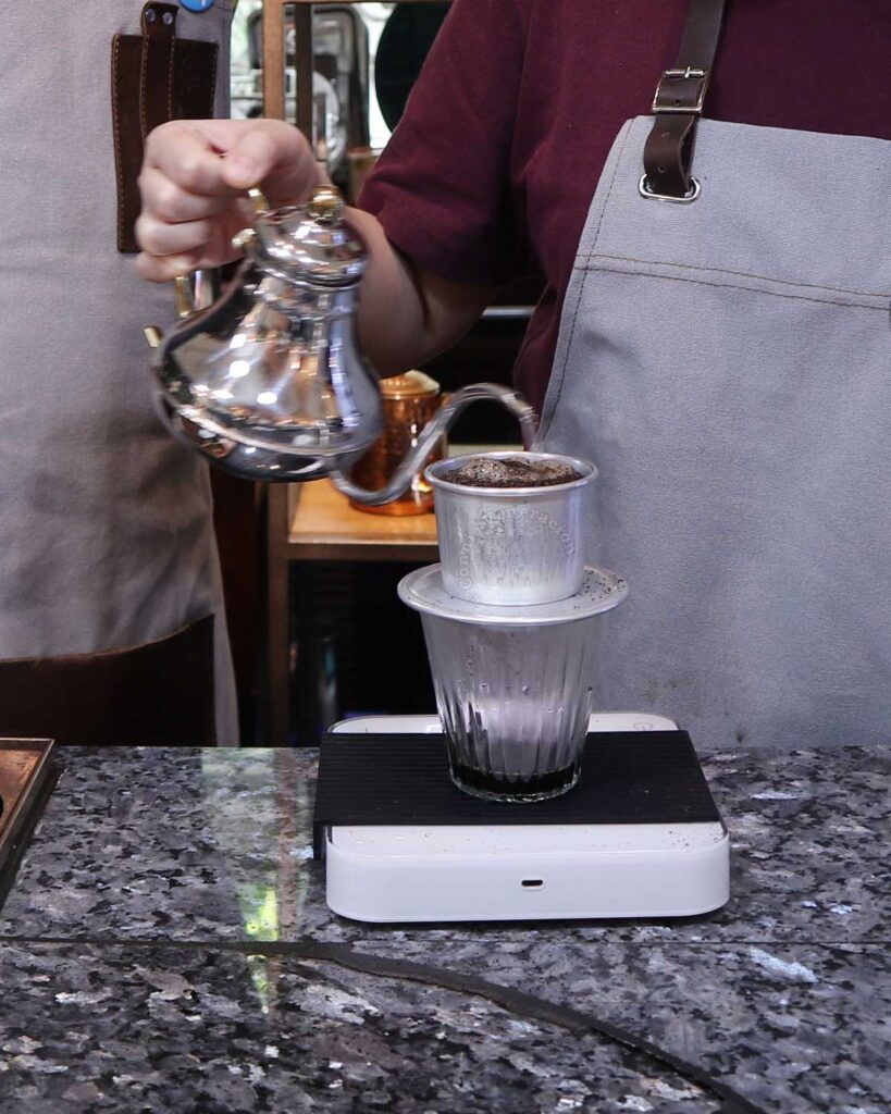 Coffee class at The Yellow Chair Cafe, Ho Chi Minh City