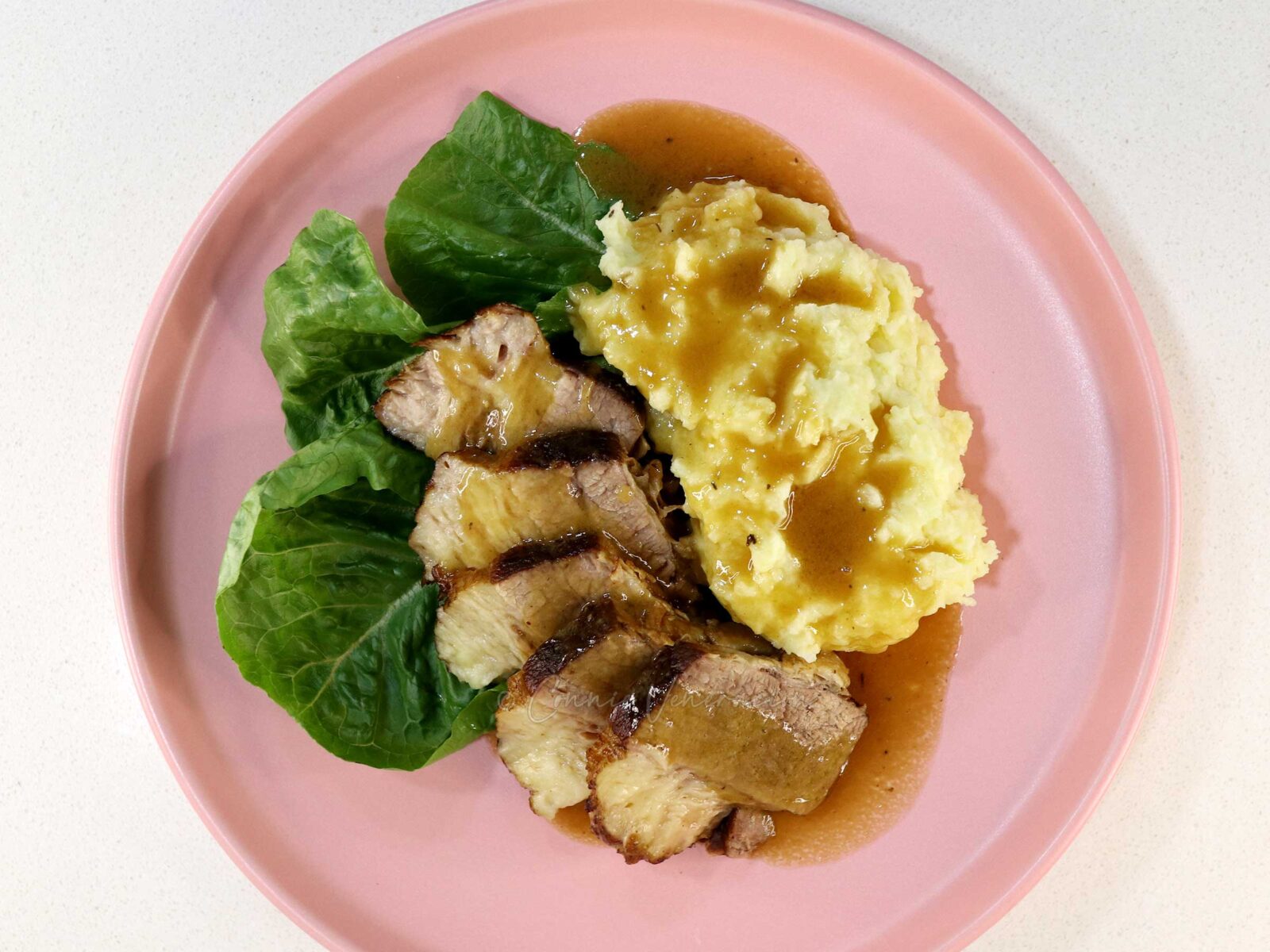 Beef brisket and gravy
