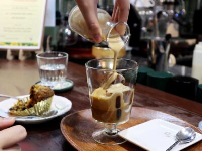 Ca phe da at a coffee class in Ho Chi Minh City (Saigon)