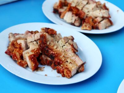 Crispy pork belly, Earthen Jar Roast Pork, Chiang Mai
