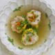 Pork dumpling soup
