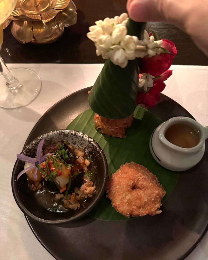 Tasting menu at Blue Elephant, Bangkok