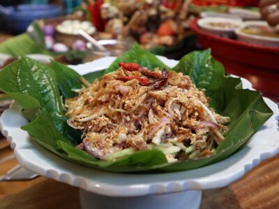 Thai green mango salad, Chiang Mai, 2020